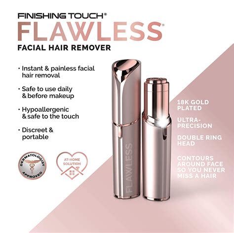 Our Perfect Design Finishing Touch Flawless Facial Hair Removes Hair