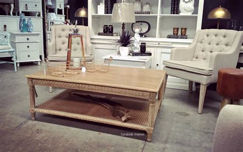 hamptons rattan coffee table limewash canalside interiors