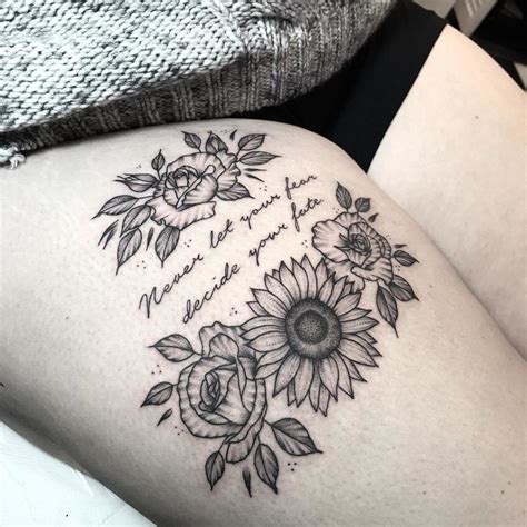 55 Best Quote Tattoo Ideas For Women Blurmark Tatuagem Na Coxa