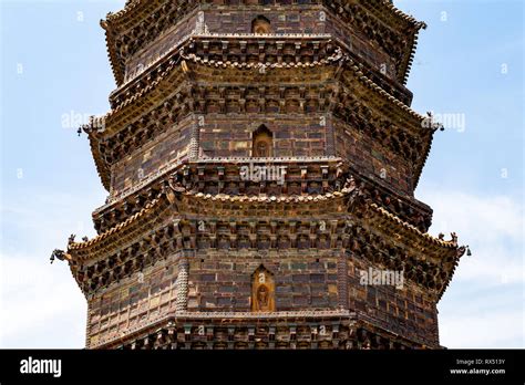 The Iron Pagoda Of Kaifeng Henan China Built In 1069 And 57m High