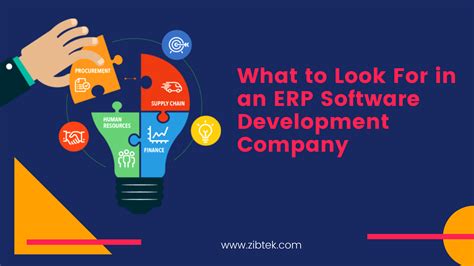 What To Look For In An Erp Software Development Company Zibtek Blog