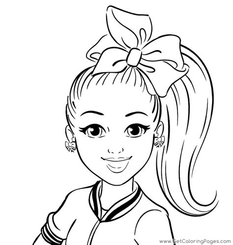 Jojo Siwa Coloring Pages To Print For Kids Coloring Pages Dog