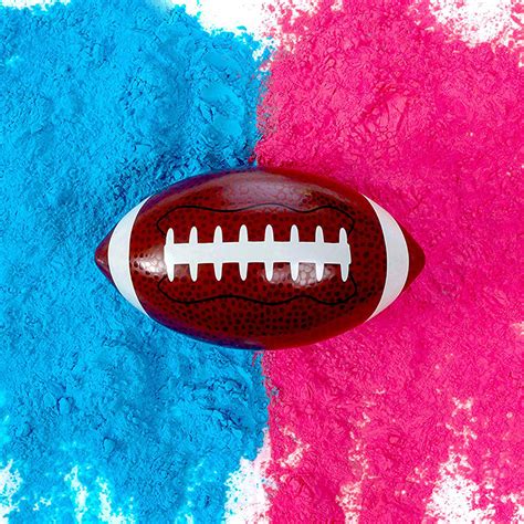 High Quality Gender Reveal Football Blue Pink Party