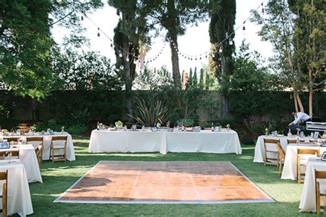 These 10 backyard weddings are some of our favorites. Fruit Stand Backyard Wedding Reception