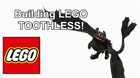 building toothless in lego from how to train your dragon youtube