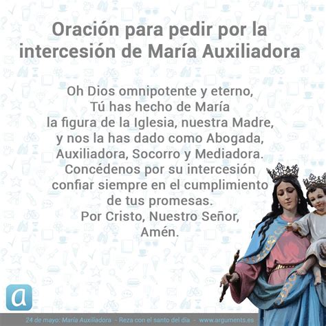 Oración A María Auxiliadora Oracion Para Momentos Dificiles Oracion