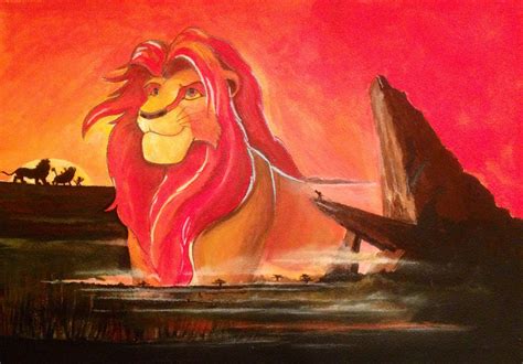 Lion King Painting Artwork Lion King