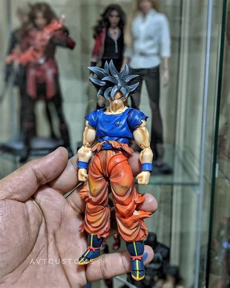Custom Ultra Instinct Goku Goku Dbz Toys Super Saiyan God
