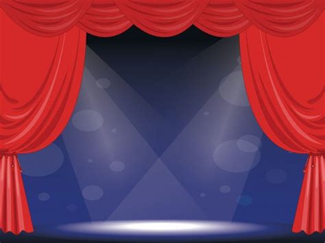 Theatre Stage Powerpoint Template Is A Nice Template For Theatre
