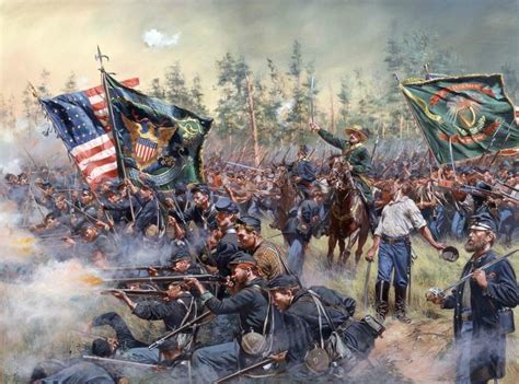 Batalla De Decatur 1864 Autor Don Troiani Batallas En La Historia