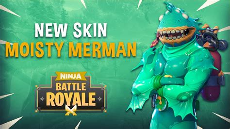 Moisty Merman New Skin Fortnite Battle Royale Gameplay Ninja Youtube
