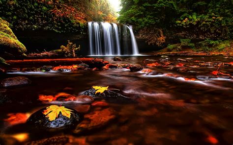 Wallpaper Collections Autumn Waterfalls