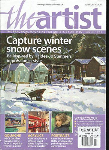 The Artists Magazine March 2017 The Practical Magazine For Artists