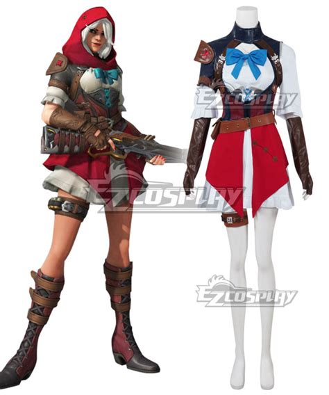 Overwatch Anniversary 2020 Ashe Little Red Cosplay Costume