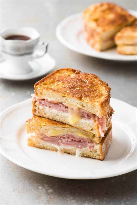 Monte Cristo Ham Cheese French Toast Sandwich Recipetin Eats