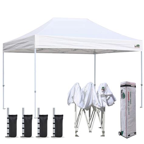 Eurmax 8 X 12 Ez Pop Up Canopy Party Tent Sport Outdoor Canopies Bonus