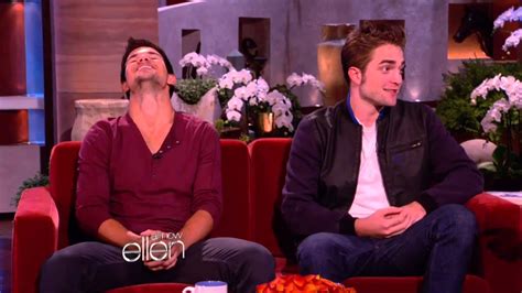 Robert Pattinson And Taylor Lautner On Ellen Youtube