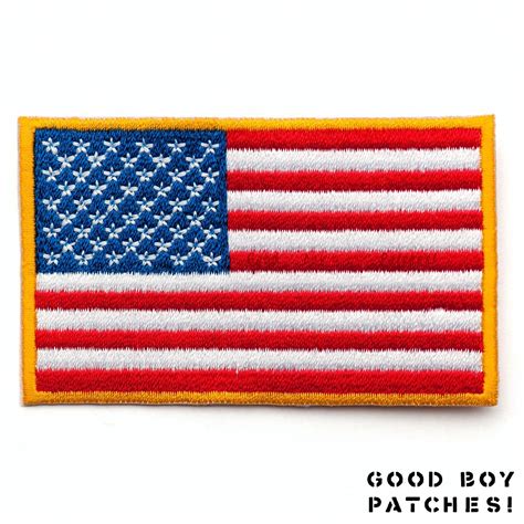 American Flag Patch Iron On 32x 2 Made By Usa