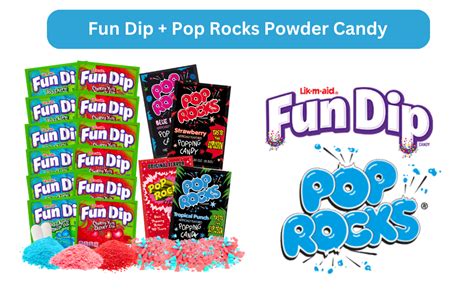 Fun Dip Pop Rocks Variety Pack Nostalgia Candy Sampler