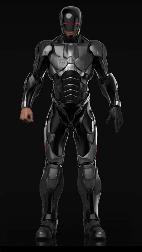 Robocop Concept Art By Eddie Yang Sci Fi Armor Battle Armor Robot