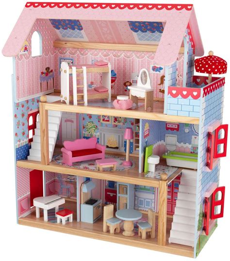 Къща за кукли Челси Дървена детска играчка Storebg