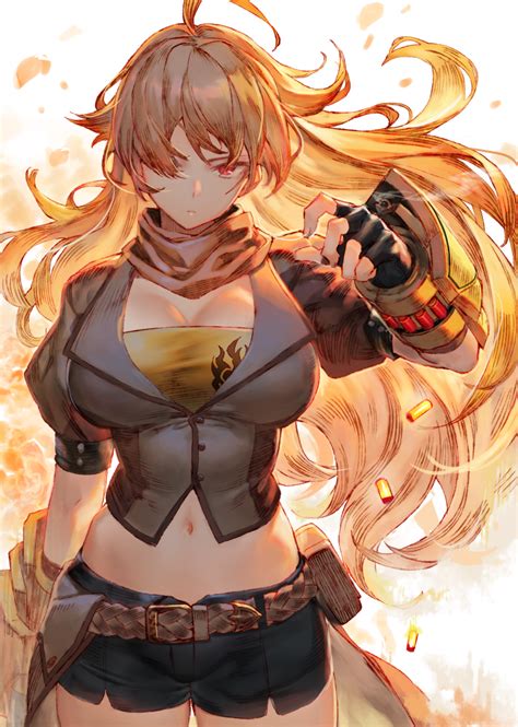 Izumi Sai Yang Xiao Long Rwby Commentary Highres 1girl Ahoge