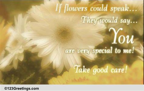 Take Good Care Free For Someone You Care Ecards Greeting Cards 123