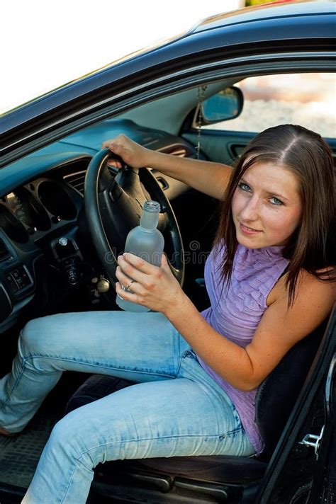 drunk female driver stock image image of alcohol attractive 16191837