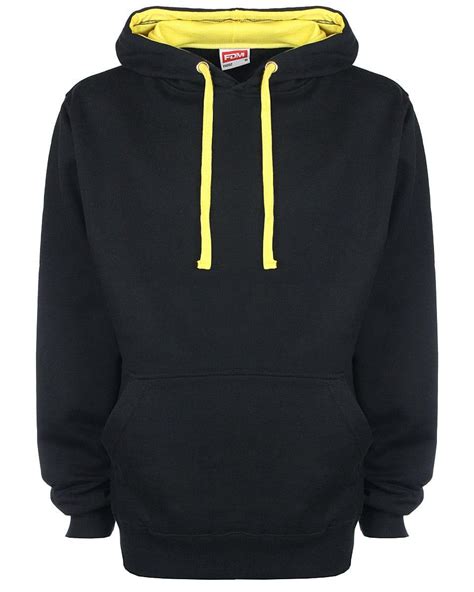 fdm unisex contrast hoodie fh002 workwear supermarket