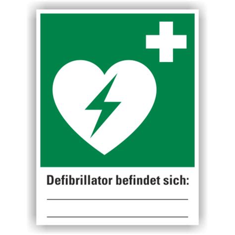 Automated external defibrillators (aeds) and implantable and wearable cardioverter defibrillators (icds and wcds) are devices that restore a normal heartbeat for people in sudden cardiac arrest. beschilderung defibrillator - Deutschland Verkehrszeichen