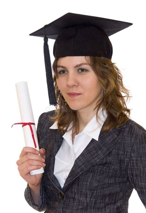 hoed en diploma stock afbeelding image of universiteit 7968533