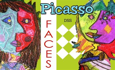 Oil Pastel Picasso Faces Art Lesson Deep Space Sparkle Picasso Art
