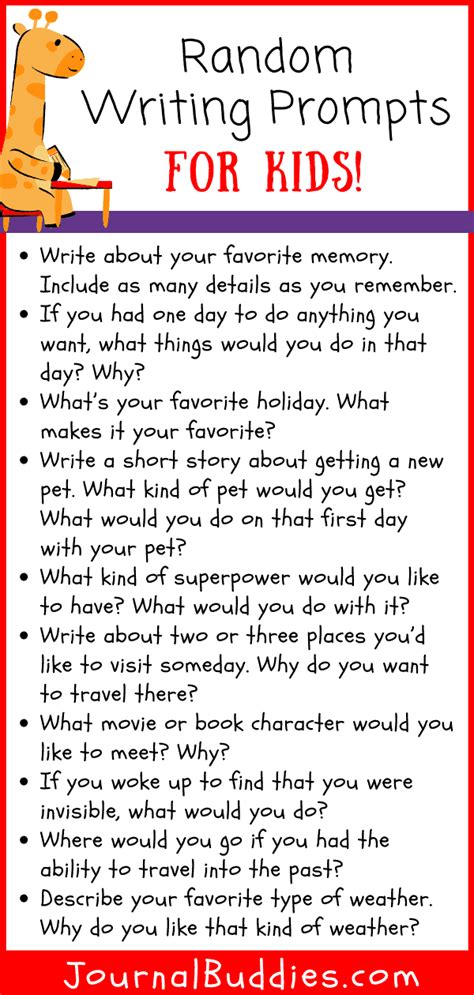 Random Writing Prompts In 2021 Writing Prompts For Kids Writing