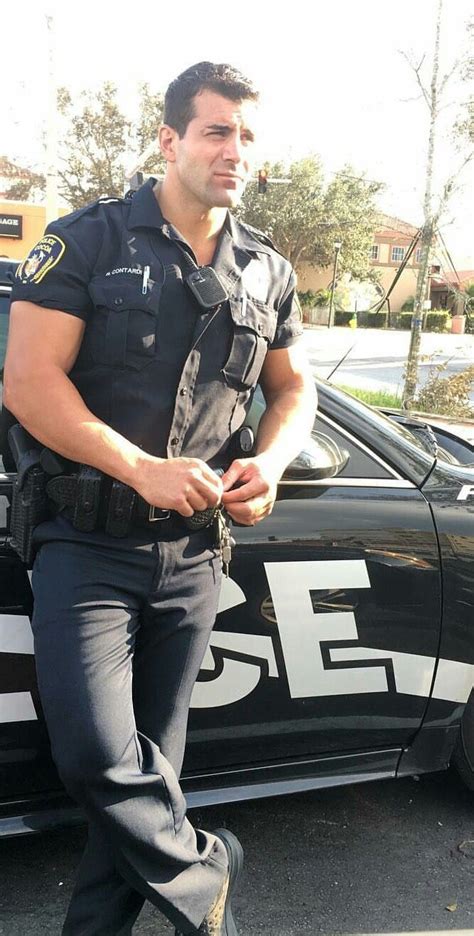 Randy Weiser On Hunky Men In Uniforms Hot Cops Men In Uniform Handsome Men