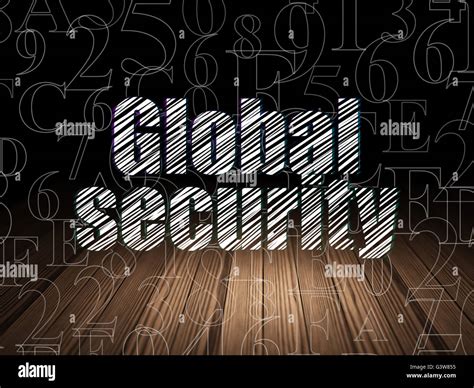 Privacy Concept Global Security In Grunge Dark Room Stock Photo Alamy