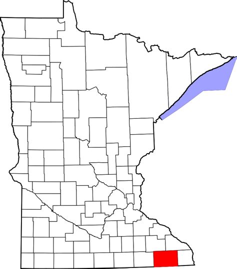 Filemap Of Minnesota Highlighting Fillmore Countysvg Wikipedia