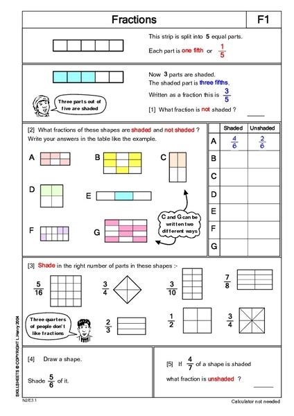 Fractions Lesson Plan