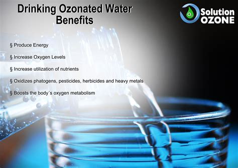 Drinking Ozonated Water Benefits Benefícios de beber água ozonizada