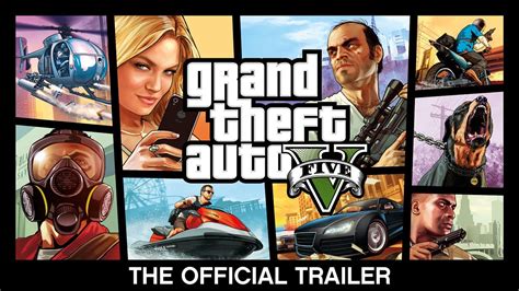 Grand Theft Auto V The Official Trailer Youtube