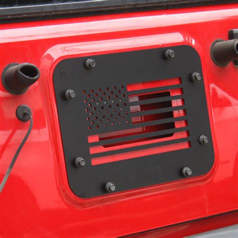 Air Outlet Cover Rear Door Tailgate Exhaust Vent Panel For Jeep