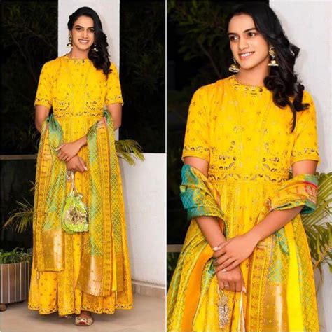 Indian Haldi Ceremony Suits For Bride And Bridesmaids K4 Fashion