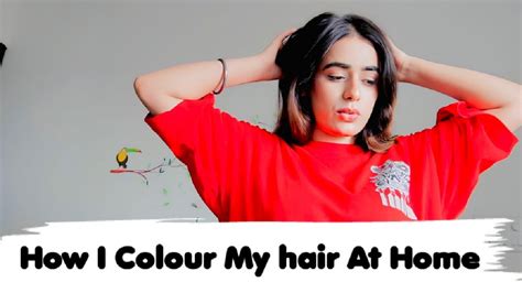 How I Colour My Hair At Home Youtube