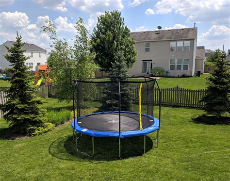 Airzone Play Backyard Jump 12 Round Trampoline With Safety Enclosure