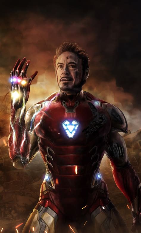 1280x2120 Resolution Iron Man Last Scene In Avengers Endgame Iphone 6