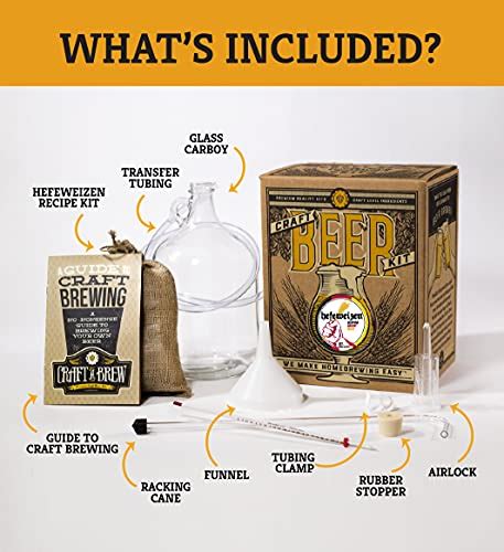 Craft A Brew Hefeweizen Beer Making Kit Make Your Own Craft Beer