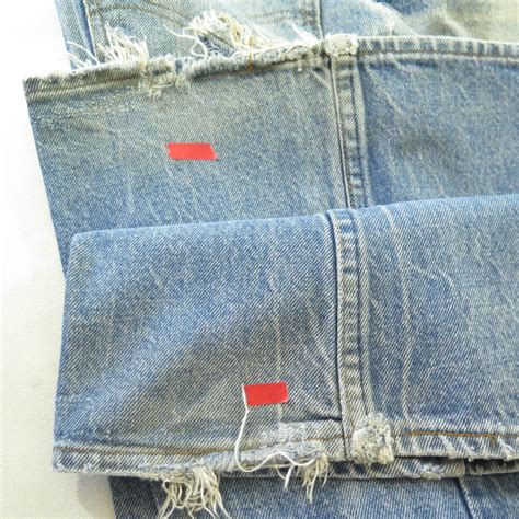 Vintage 70s Levis Bell Bottom Jeans Mens 34 X 33 Denim