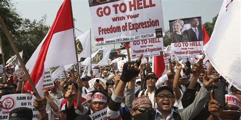 Thousands Of Indonesians Protest Anti Islam Film