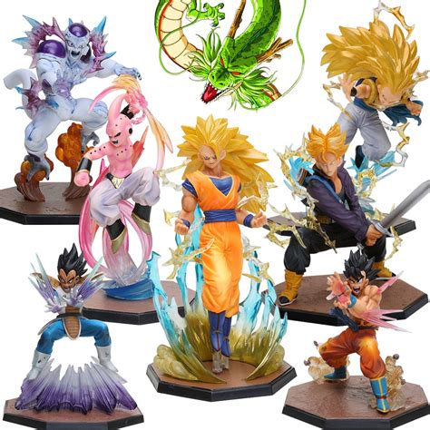 Las figuras dragon ball vegeta de tus héroes favoritos te están esperando. Super Saiyan 3 Majin Buu Vegeta Trunks Son Goku Freezer ...