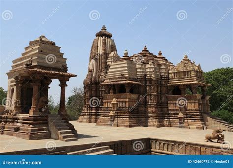 Temple City Of Khajuraho In India Stock Photo Image Of Asia Faith