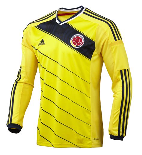 World Cup 2014 Football Kit Release Adidas Unveils New Colombia Kit